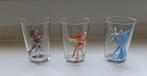 glazen glas Assepoester vintage, Ophalen, Gebruikt, Frisdrankglas