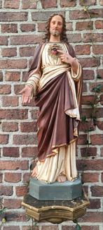 Groot Heilig Hart Jezus Beeld - Gips, Antiek en Kunst, Ophalen