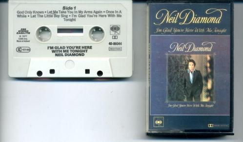 Neil Diamond I'm Glad You're Here With Me Tonight 10 nrs, Cd's en Dvd's, Cassettebandjes, Gebruikt, Origineel, Pop, 1 bandje, Ophalen of Verzenden