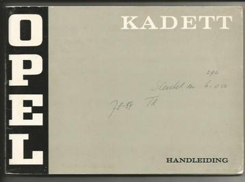 Opel Kadett handleiding instructieboek 1972 beschikbaar voor biedingen