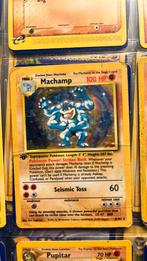 Machamp Rare Holo #8 First edition base set Pokemon, Ophalen of Verzenden, Losse kaart, Foil