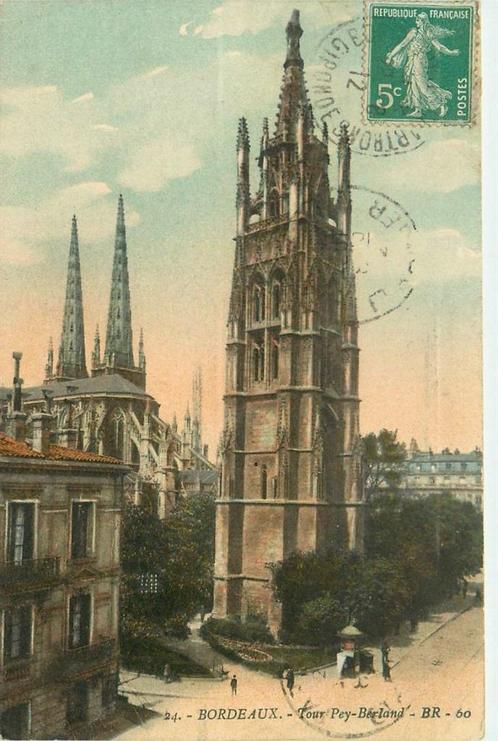 (701-456-021) Bordeaux, Verzamelen, Ansichtkaarten | Buitenland, Frankrijk, Voor 1920, Verzenden