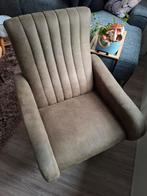 Mooi fauteuil Olijfgroen, Huis en Inrichting, Fauteuils, Ophalen of Verzenden, Zo goed als nieuw, Minder dan 75 cm, 50 tot 75 cm