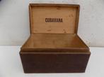 Humidor Cubavana vintage 1930 kist houten doos box sigaren, Gebruikt, Ophalen of Verzenden