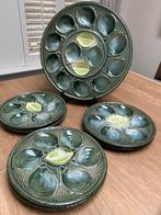 Frans St Clement oesterserveerschaal met borden, Ophalen of Verzenden