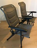 Bardani Bernardo XL 3D Comfort campingstoel platina grey, Ophalen, Zo goed als nieuw, Kunststof, Inklapbaar