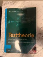 Testtheorie studieboek pre-master Orthopedagogiek SPO, Boeken, Ophalen of Verzenden, Gamma, Gelezen, WO