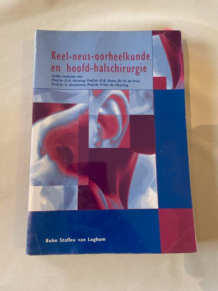 Keel-neus-oorheelkunde en hoofd-halschirurgie, Boeken, Wetenschap, Zo goed als nieuw, Ophalen of Verzenden