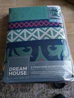 Dreamhouse dekbedovertrek+kussenslopen nieuw in verpakking, Ophalen of Verzenden, Nieuw, Tweepersoons, Dekbedovertrek