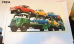 daf auto transporter in kleur, Verzamelen, Foto's en Prenten, Ophalen of Verzenden, Voor 1940, Zo goed als nieuw, Overige onderwerpen