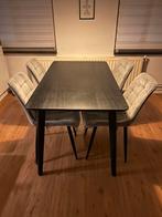 Ikea Lisabo Eetkamerset met 4 Stoelen, Huis en Inrichting, Complete eetkamers, Ophalen, Zo goed als nieuw, 4 tot 6 stoelen