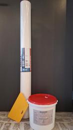 Ekotex renovlies behang met lijm  met gratis behangspaan, Ophalen of Verzenden, Minder dan 10 m²