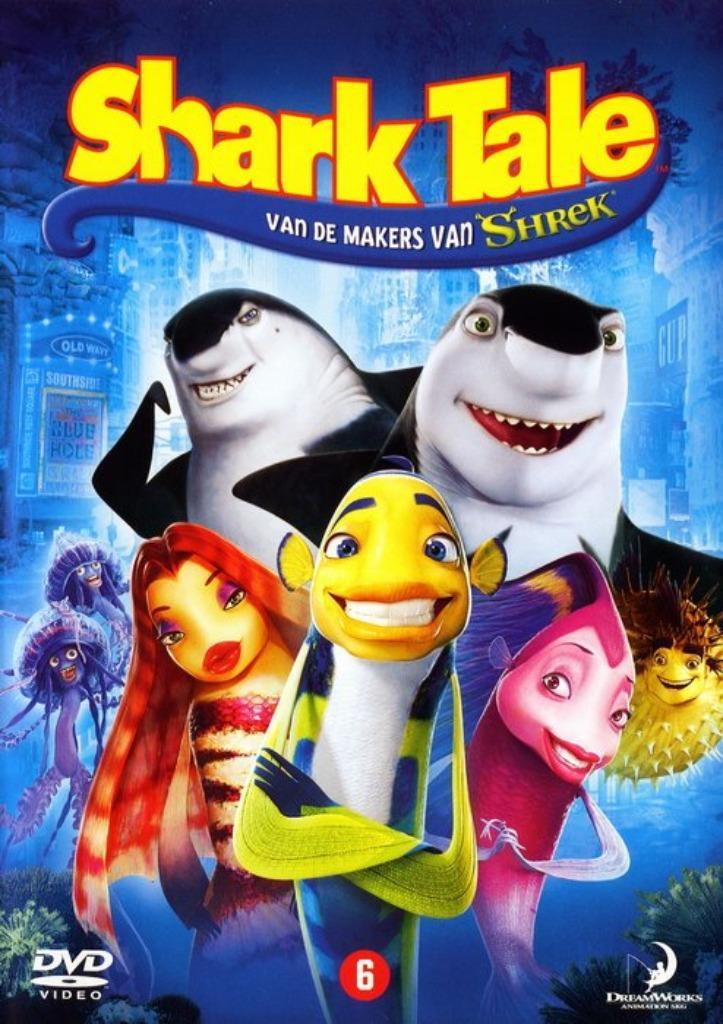 DVD van Shark Tale, Cd's en Dvd's, Dvd's | Tekenfilms en Animatie, Gebruikt, Amerikaans, Alle leeftijden, Verzenden