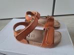 Nieuwe leren sandalen Keq maat 22 bruin leer lederen voetbed, Jongen of Meisje, Keq, Overige typen, Nieuw