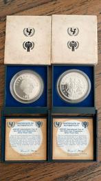 Nederlandse Antillen 25 gulden munten, Postzegels en Munten, Ophalen of Verzenden, Zilver