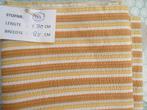 Lap dunne stof oranje/okergeel tinten, Nieuw, Oranje, Ophalen of Verzenden, 30 tot 120 cm