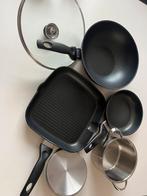Fissler pannen, Huis en Inrichting, Keuken | Potten en Pannen, Ophalen of Verzenden, Zo goed als nieuw, Pannenset