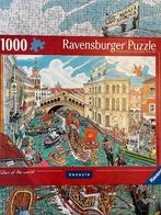 Venetië fleroux Ravensburger compleet 1000 puzzel, Hobby en Vrije tijd, Denksport en Puzzels, Ophalen of Verzenden, 500 t/m 1500 stukjes