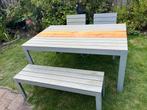 Ikea falster tuinset, Tuin en Terras, Tuintafels, Ophalen, Gebruikt, Rechthoekig, Aluminium