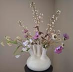 Bombyxx toetervaas 32x34cm (zonder bloemen), Ophalen of Verzenden, Zo goed als nieuw, Wit, Minder dan 50 cm