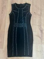 Zwarte jurk met zilveren stutten, maat M, Kleding | Dames, Maat 38/40 (M), Zwart, Nieuw, Ophalen of Verzenden