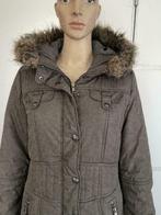 E1141 MEXX: maat 36=S winterjas jas parka winter taupe/bruin, Kleding | Dames, Jassen | Winter, Mexx, Bruin, Ophalen of Verzenden