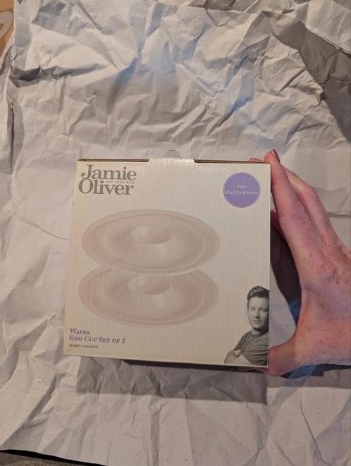 Eierdopjes Jamie Oliver Waves, Huis en Inrichting, Keuken | Servies, Zo goed als nieuw, Overige typen, Overige stijlen, Ophalen of Verzenden