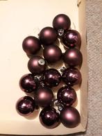 kerstballen klein  , mauve ,15 stuks, Diversen, Kerst, Ophalen