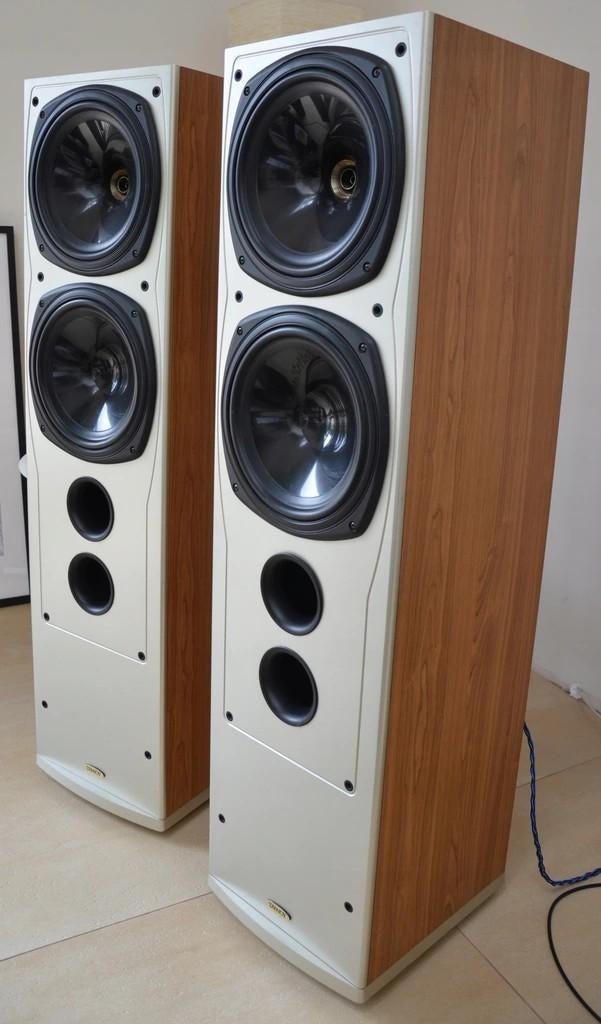 Tannoy Saturn S10 Luidsprekers - Topklasse Geluid, Audio, Tv en Foto, Luidsprekers, Gebruikt, Front, Rear of Stereo speakers, 120 watt of meer