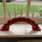 Konstsmide Kersttrap houten verlichting rood 7 lampjes, Diversen, Kerst, Ophalen of Verzenden