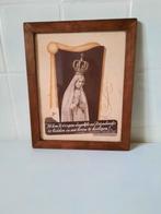 Oude prent achter glas., Antiek en Kunst, Antiek | Religie, Ophalen