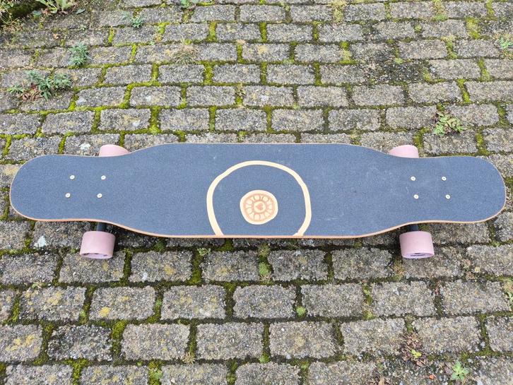 BTFL Goldy Longboard (39.4") - paar keer gebruikt, Sport en Fitness, Skateboarden, Zo goed als nieuw, Skateboard, Longboard, Ophalen