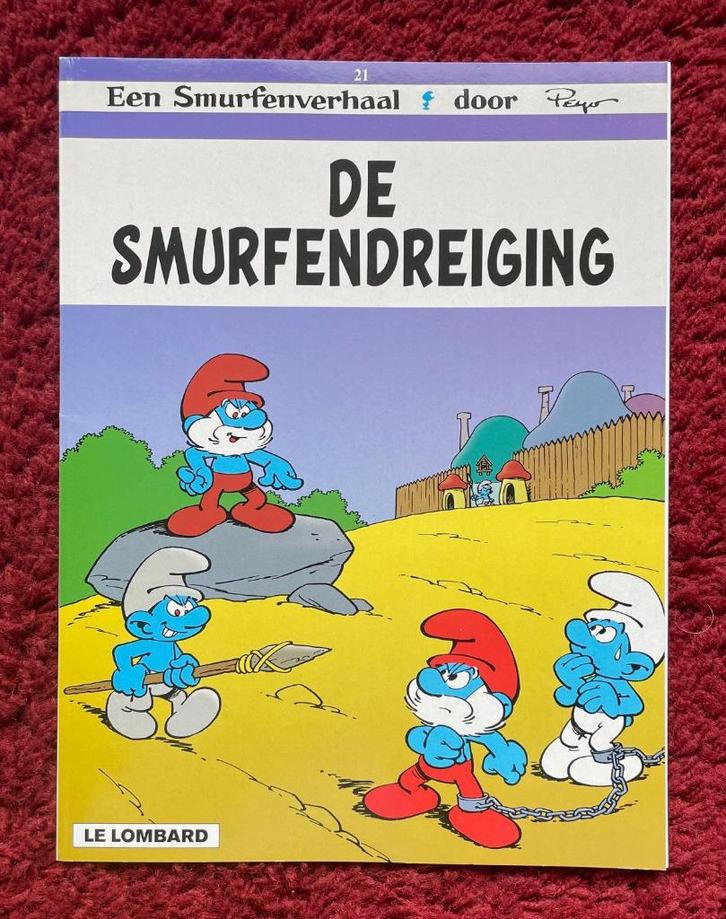 Smurfen 21 - Smurfendreiging, Boeken, Stripboeken, Zo goed als nieuw, Eén stripboek, Ophalen of Verzenden
