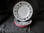 Wedgwood WINDSOR CHRISTMAS Kerst Ontbijtborden Ø 21 cm, Huis en Inrichting, Ophalen of Verzenden, Zo goed als nieuw, Bord(en)