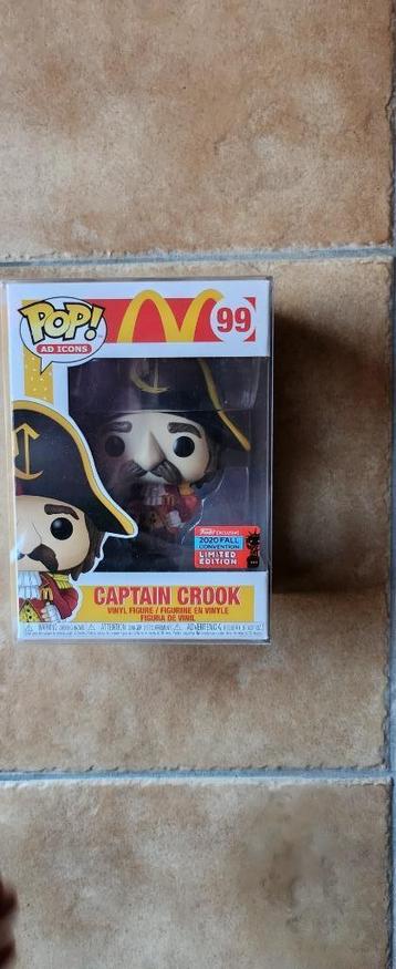 Ad icons captain crook convention exclusive funko pop  beschikbaar voor biedingen
