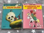 Twee stripboeken Lucky Luke - deel 6 en 25, Meerdere stripboeken, Ophalen of Verzenden, Gelezen