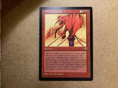 1x Illicit Auction (Near Mint), Hobby en Vrije tijd, Verzamelkaartspellen | Magic the Gathering, Zo goed als nieuw, Losse kaart