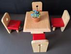 EETHOEK - poppenhuis meubelen - hout, Kinderen en Baby's, Toebehoren, Gebruikt, Ophalen of Verzenden