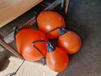Fenders , stootkussens bol ,oranje, goede staat, Watersport en Boten, Ophalen of Verzenden, Zo goed als nieuw, Overige typen