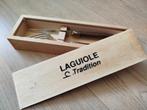 Laguiole mes & vork, Verzenden, Nieuw, Rvs of Chroom