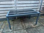 Glazen tuintafel - Gratis af te halen, Tuin en Terras, Tuintafels, Ophalen, Gebruikt, Rechthoekig, Metaal