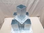 Paalhouder 71x71x150 | voetplaat 150x150 | mm gegalvaniseerd, Ophalen of Verzenden, Nieuw, 100 tot 250 mm, Overige typen