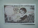 551. Spanje, 100 pesetas 1965 Becquer., Verzenden, Overige landen, Los biljet