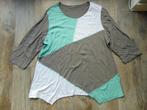 T-shirt grijs / groen / wit shirt maat XXL, Kleding | Dames, T-shirts, Maat 46/48 (XL) of groter, Ophalen of Verzenden, Korte mouw