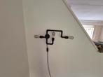 Metalen wandlamp met 3 lichtpunten, Huis en Inrichting, Lampen | Wandlampen, Ophalen of Verzenden, Zo goed als nieuw