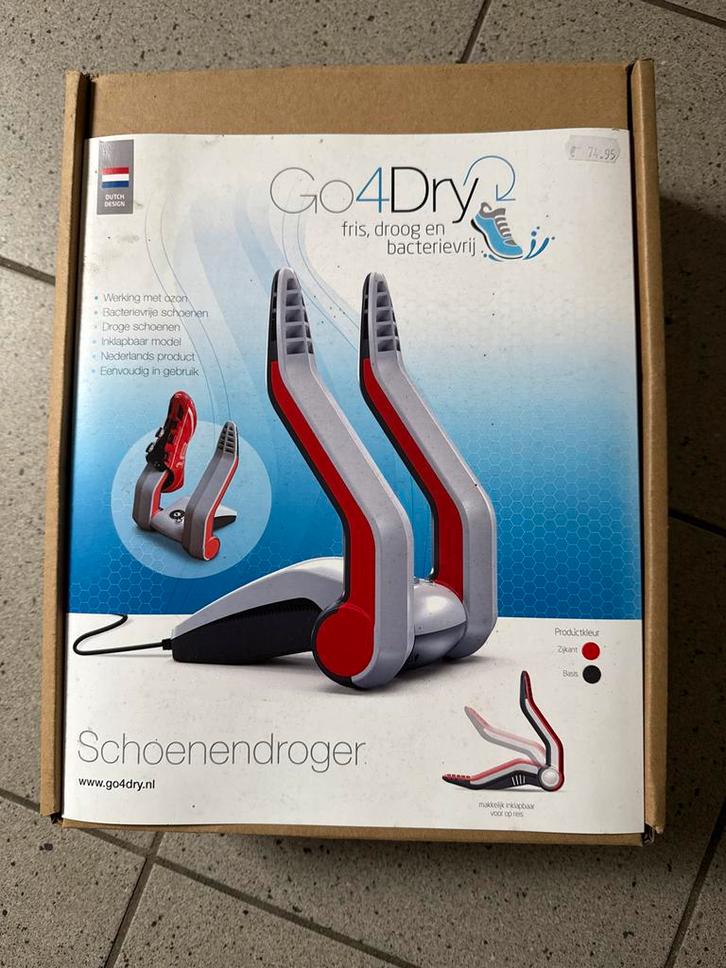 Go4Dry Schoenendroger - Nieuw in doos!, Sport en Fitness, Fitnessmaterialen, Nieuw, Overige typen, Ophalen of Verzenden