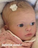 reborn KITJE Julietta awake van Natali Blick (geen baby), Ophalen of Verzenden, Nieuw, Babypop, Levensecht of Reborn