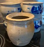 Keulsepotten 4x Margarine Keulse Potten en 1x 1L. Pot PPSTK., Antiek en Kunst, Verzenden