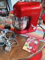 Super mooie grote rode keukenmachine!, Witgoed en Apparatuur, Keukenmixers, 4 liter of meer, Ophalen, Zo goed als nieuw, 3 snelheden of meer