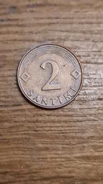 Letland - 2 Santimi 2000 (D6), Verzenden, Overige landen, Losse munt